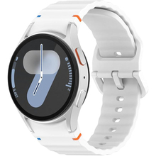Ремінець BECOVER Ribbed Tape для Samsung Galaxy Watch (20mm) 3/4/5/6/7 White (712050)