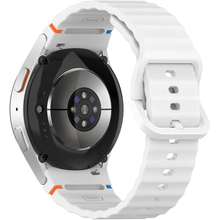 Ремешок BECOVER Ribbed Tape для Samsung Galaxy Watch (20mm) 3/4/5/6/7 White (712050)
