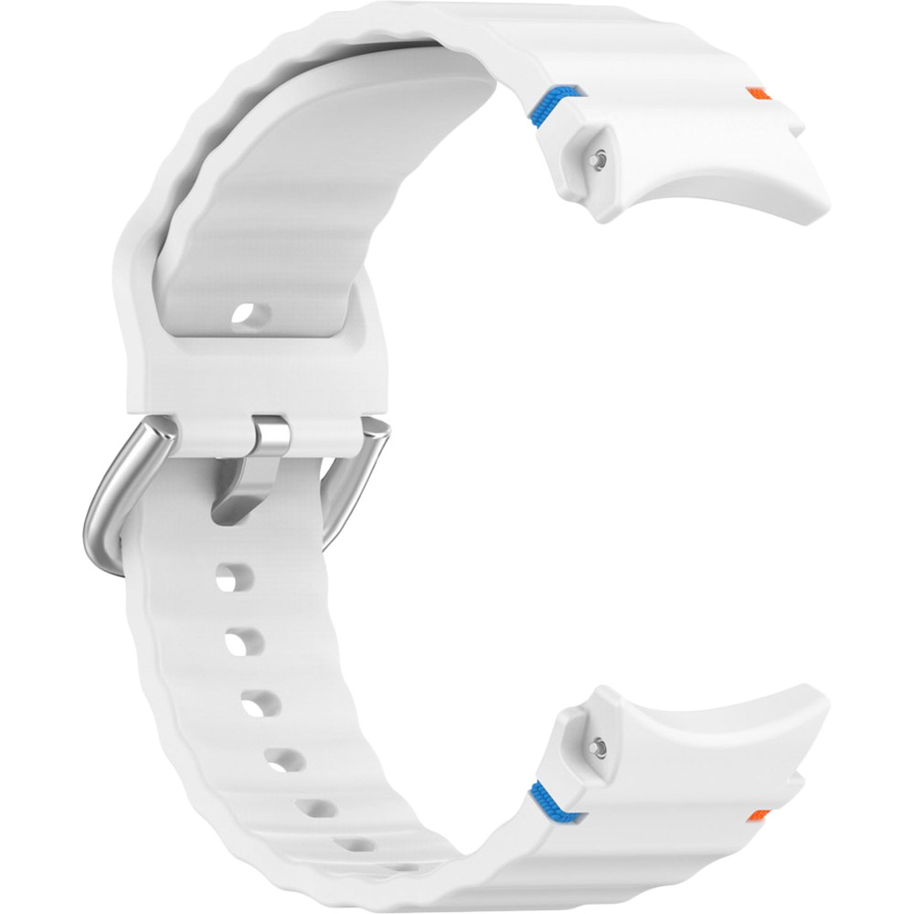 Силиконовый ремешок BeCover Ribbed Tape (20mm) для Samsung Galaxy Watch 7 (40/44mm)/7 FE/6/6 Classic/5/5 Pro/4/4 Classic/Watch 3 (41mm) White (712050) Совместимость по модели Samsung Galaxy Watch 7 44mm