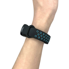 Ремінець BECOVER Vents Style для Xiaomi Smart Band 9 Black-Blue (711982)