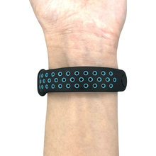 Ремінець BECOVER Vents Style для Xiaomi Smart Band 9 Black-Blue (711982)