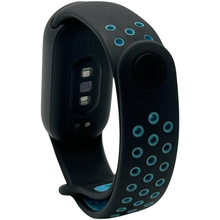 Ремінець BECOVER Vents Style для Xiaomi Smart Band 9 Black-Blue (711982)