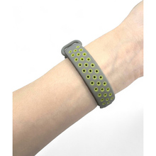 Ремінець BECOVER Vents Style для Xiaomi Mi Smart Band 9 Gray-Green (711986)