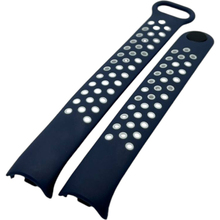 Ремінець BECOVER Vents Style для Xiaomi Mi Smart Band 9 Blue-White (711987)