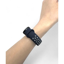 Ремінець BECOVER Vents Style для Xiaomi Mi Smart Band 9 Blue-White (711987)