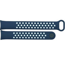 Ремінець BECOVER Vents Style для Xiaomi Mi Smart Band 9 Blue-White (711987)