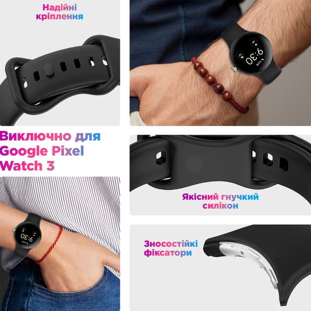 Фото 4 Ремінець ARMORSTANDART для Google Pixel Watch 3 45мм Grey (ARM84021)