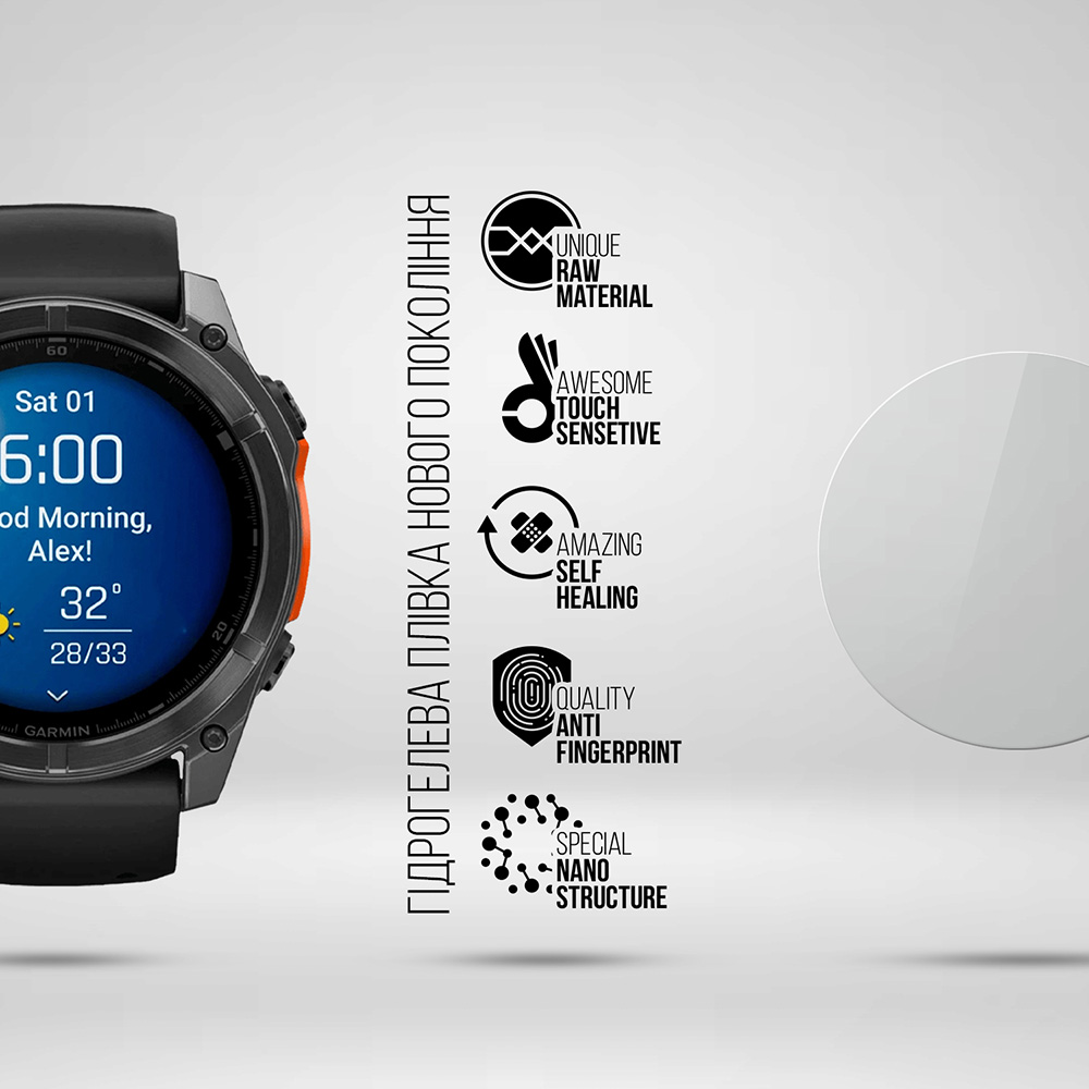 Защитная пленка ARMORSTANDART для Garmin Fenix 8 51mm 6 шт (ARM85993) Совместимость по модели Garmin Fenix 8