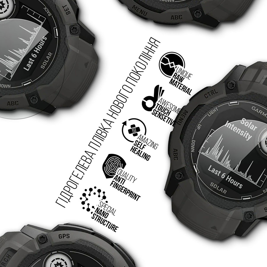 Защитная пленка ARMORSTANDART для Garmin Instinct 2X Solar 50mm 6 шт (ARM85998) Совместимость по модели Garmin Instinct 2X