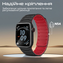 Ремешок PROMATE Magband-MS для Apple Watch серии 1-9 SE Ultra 1-2 Black (magband-ms.black)
