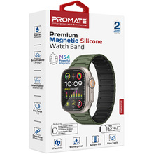 Ремешок PROMATE Magband-MS для Apple Watch серии 1-9 SE Ultra 1-2 Green(magband-ms.midnightgreen)