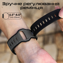 Ремешок PROMATE SiliBand-DC для Apple Watch серии 1-9 SE Ultra 2 Black (siliband-dc.black)