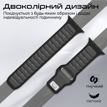 Ремешок PROMATE SiliBand-DC для Apple Watch серии 1-9 SE Ultra 2 Black (siliband-dc.black)