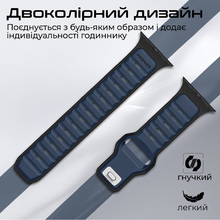 Ремешок PROMATE SiliBand-DC для Apple Watch серии 1-9 SE Ultra 2 Вlue (siliband-dc.blue)