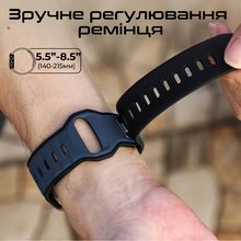Ремешок PROMATE SiliBand-DC для Apple Watch серии 1-9 SE Ultra 2 Вlue (siliband-dc.blue)