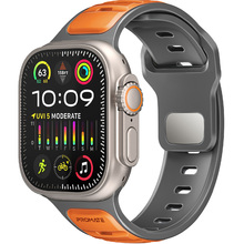 Ремешок PROMATE SiliBand-DC для Apple Watch серии 1-9 SE Ultra 2 42/44/45/49 мм Orange (siliband-dc.orange)