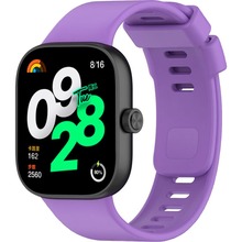 Mob/acc BECOVER Силіконовий ремінець для Xiaomi Redmi Watch 4 Purple (711502)