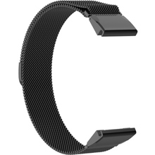 Ремешок ARMORSTANDART Milanese Magnetic для Garmin 20 mm Black (ARM85721)