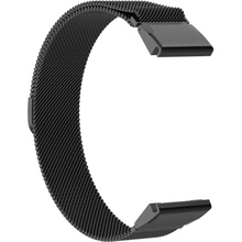 Ремінець ARMORSTANDART Milanese Magnetic для Garmin 26 mm Black (ARM85715)