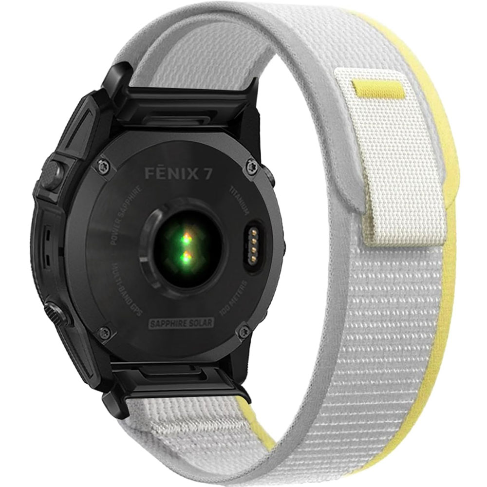 Ремешок ARMORSTANDART Trail для Garmin 26 mm Beige/Yellow (ARM85692) Совместимость по модели Garmin Fenix 6x