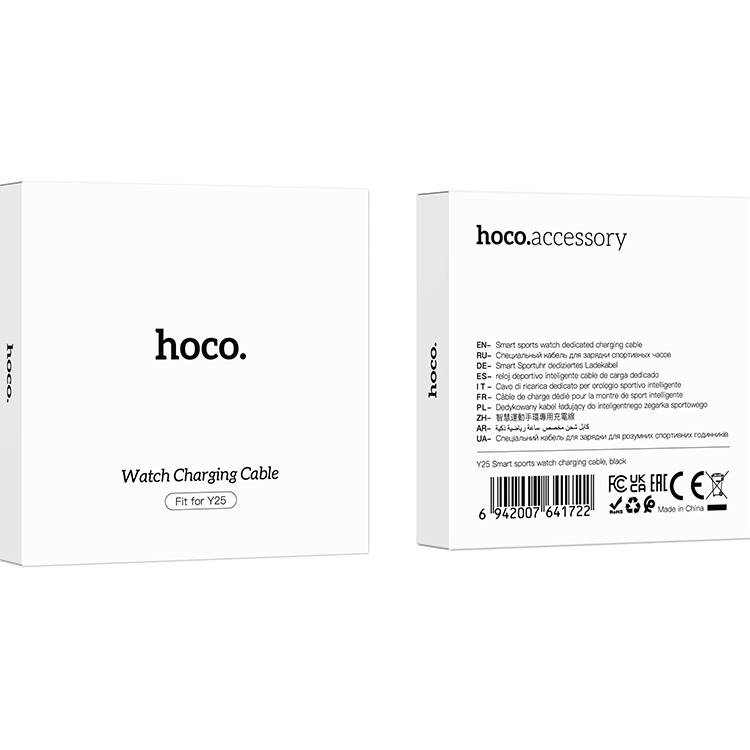Беспроводное зарядное устройство HOCO Smart Sports Watch Y25 Black (6942007641722) Тип беспроводное зарядное устройство
