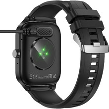 Mob/acc HOCO Зар.пристр.для смарт-годинників Y26/Y27 Smart sports watch charging cable Black