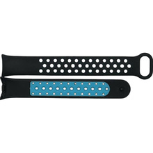 Ремінець BECOVER Vents Style для Xiaomi Mi Smart Band 10 Black-Blue (713627)