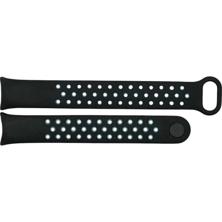 Ремінець BECOVER Vents Style для Xiaomi Mi Smart Band 10 Black-Blue (713627) Сумісність за моделлю Xiaomi Mi Smart Band 10