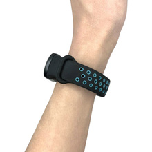 Ремінець BECOVER Vents Style для Xiaomi Mi Smart Band 10 Black-Blue (713627)