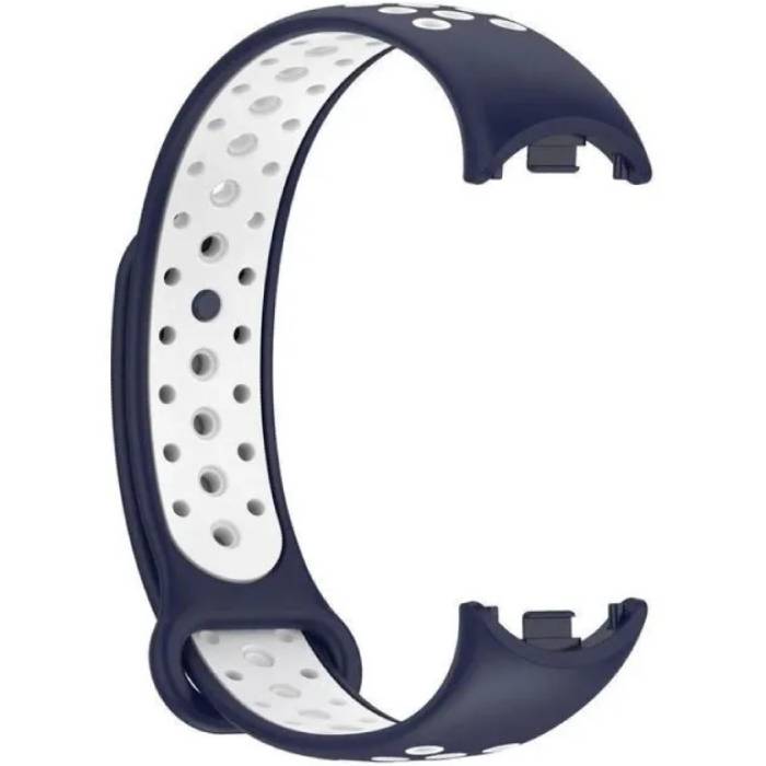 Ремешок BECOVER Vents Style для Xiaomi Mi Smart Band 10 Blue/White (713632) Совместимость по модели Xiaomi Mi Smart Band 10