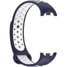 Ремешок BECOVER Vents Style для Xiaomi Mi Smart Band 10 Blue/White (713632)