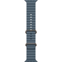 Ремешок APPLE OceanBand Natural Titanium Finish для APPLE Watch 49mm AnchorBlue (MGCC4ZM/A)