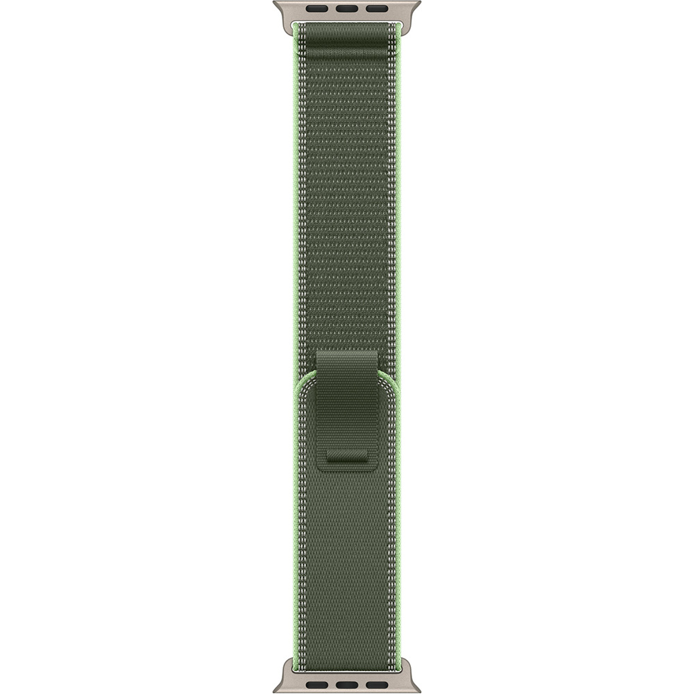 Ремінець APPLE 49mm Green/Neon TrailLoop M/L Natural Titanium Finish (MFT54ZM/A)