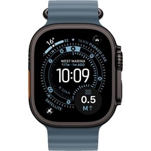 Ремешок APPLE OceanBand Black Titanium Finish для APPLE Watch 49mm AnchorBlue (MGCJ4ZM/A)