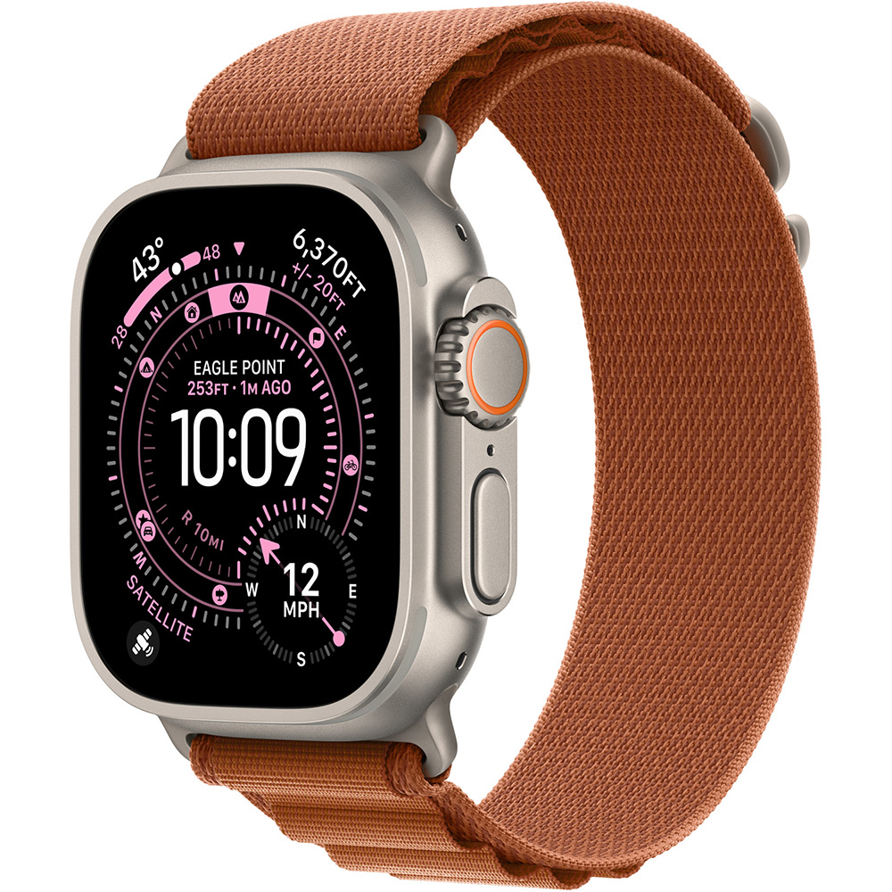 Ремінець APPLE 49mm Terracotta AlpineLoop Small Natural Tit. Finish (MFTA4ZM/A) Сумісність за моделлю Apple Watch Series 5 44mm