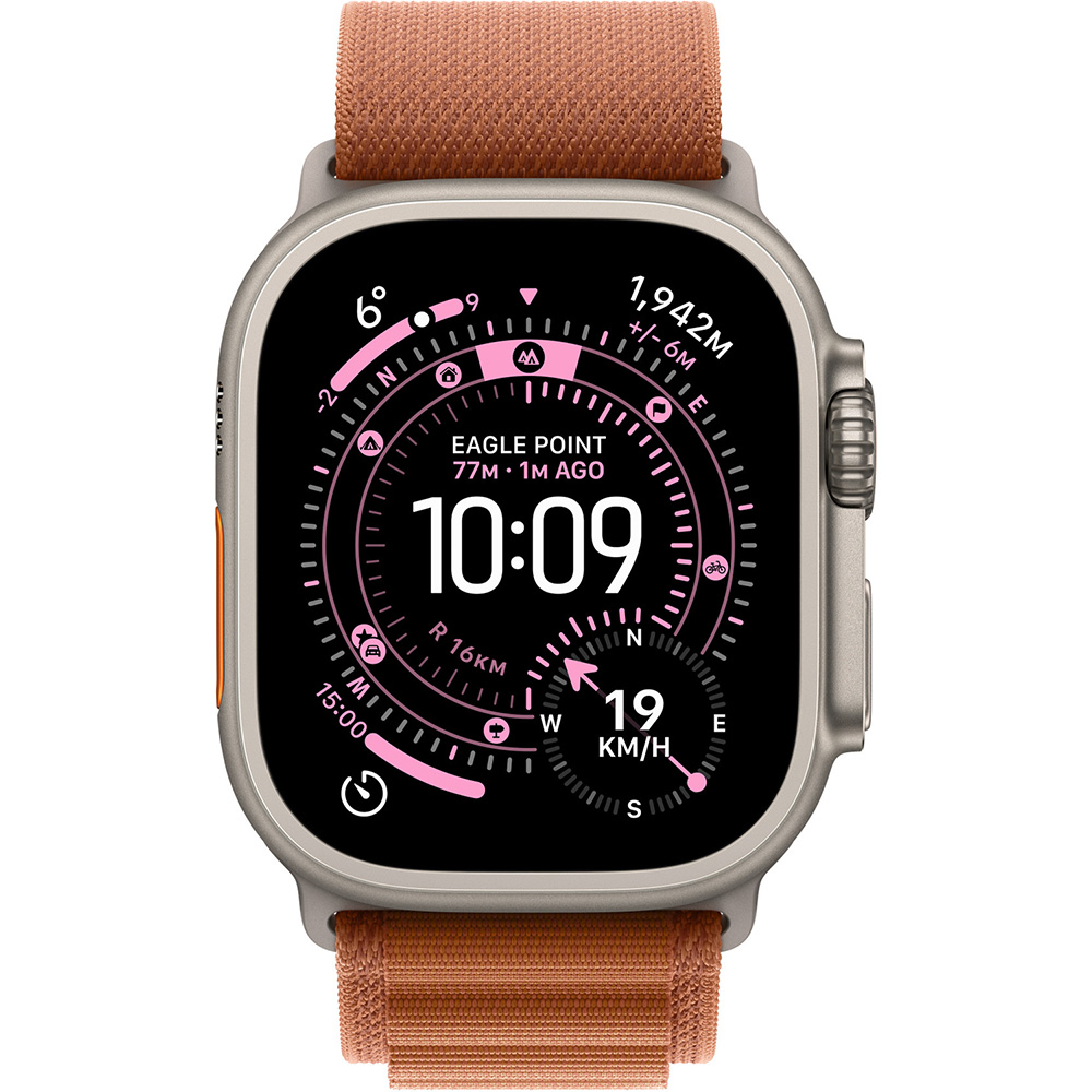 Ремешок APPLE 49mm Terracotta AlpineLoop -Large - Natural Tit. Finish (MFTD4ZM/A) Совместимость по модели Apple Watch Series 8 45 мм 