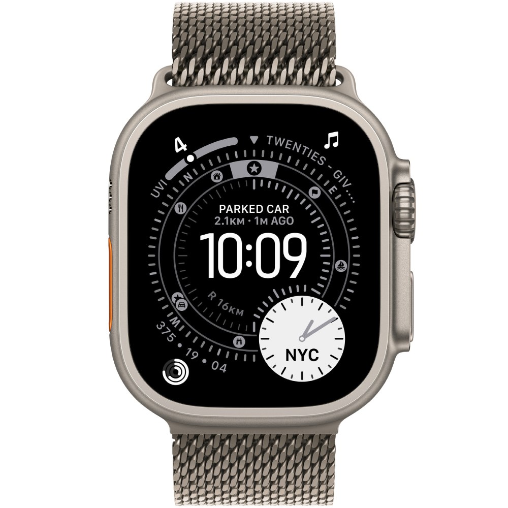 Ремешок APPLE Titanium Milanese Loop для Apple Watch 49 mm Natural Medium (MGHP4ZM/A) Совместимость по модели Apple Watch Series 6 44mm