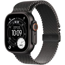 Ремешок APPLE Titanium Milanese Loop для Apple Watch 49 mm Black Medium (MGHT4ZM/A)
