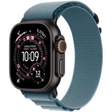 Ремінець APPLE Light Blue AlpineLoop для Apple Watch 49 mm Black Titanium Finish Large (MG9M4ZM/A)