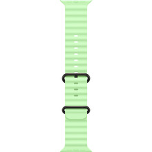 Ремешок Apple Watch Ocean Band Black Titanium Finish 49mm Neon Green (MGCL4ZM/A)
