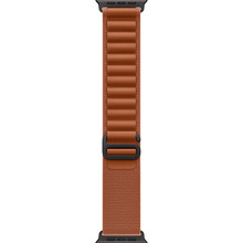 Ремінець Apple Watch Alpine Loop Small Black Titanium Finish 49mm Terra Cotta (MG9D4ZM/A)