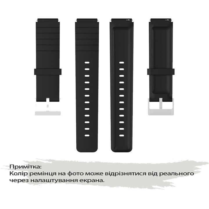 Ремешок BECOVER для Xiaomi Watch S4 41mm Black (713733) Материал силикон