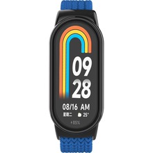 Ремешок ARMORSTANDART Braided Solo Loop для Xiaomi Smart Band 10/9/8 Blue (ARM86880)
