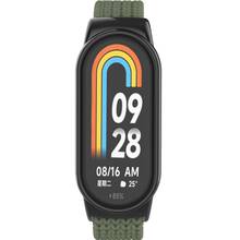 Ремешок ARMORSTANDART Braided Solo Loop для Xiaomi Smart Band 10/9/8 Khaki (ARM86882)