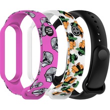 Комплект ремінців ARMORSTANDART для Xiaomi Mi Band 7/6/5 TW2 3 шт (ARM87045)