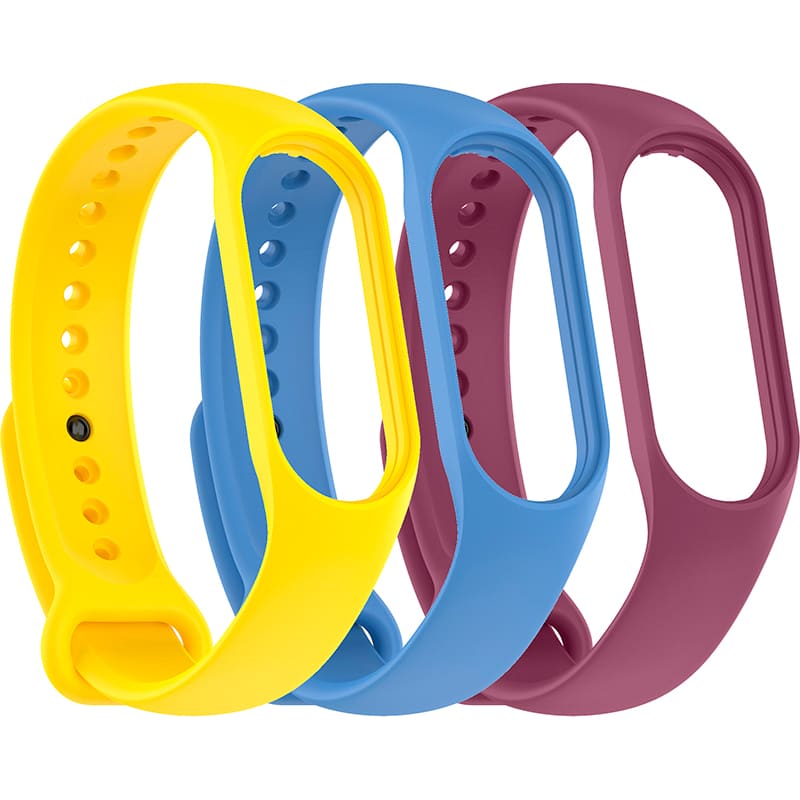 Комплект ремешков ARMORSTANDART для Xiaomi Mi Band 7/6/5 3 шт New Style Viola (ARM87046) Совместимость по модели XIAOMI Mi Band 6