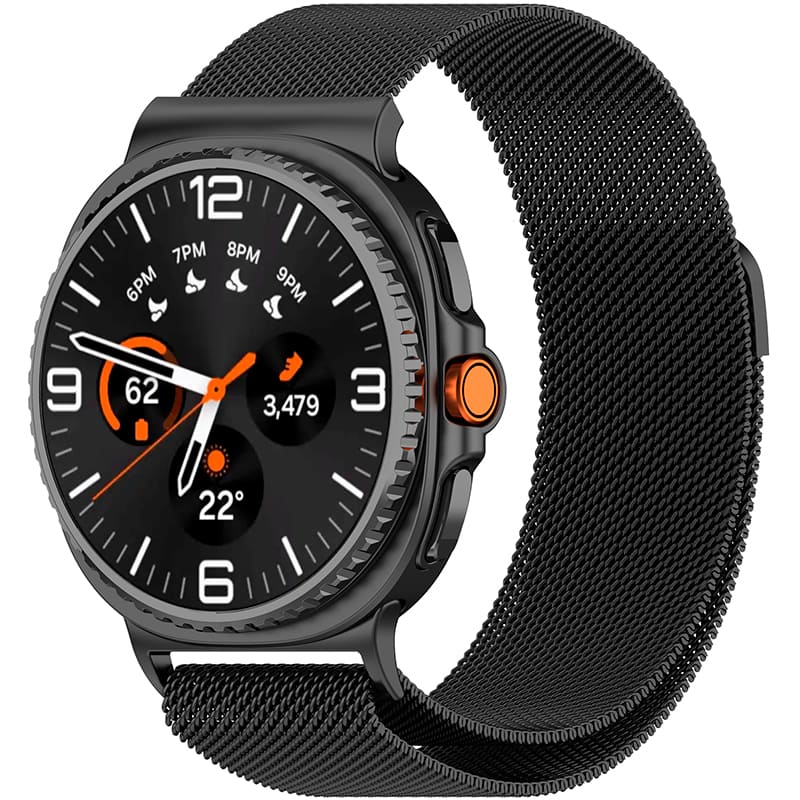 Ремінець ARMORSTANDART Milanese Magnetic для Samsung Galaxy Watch 8/8 Classic Black (ARM87358) Ремінець ARMORSTANDART Milanese Magnetic для Samsung Galaxy Watch 8/8 Classic Black (ARM87358)