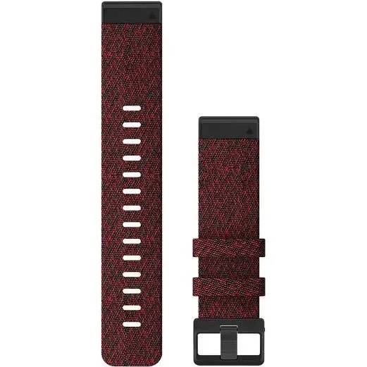 Ремешок GARMIN fenix 6 22mm QuickFit Heathered Red Nylon Band (010-12863-06) Ремешок GARMIN fenix 6 22mm QuickFit Heathered Red Nylon Band (010-12863-06)