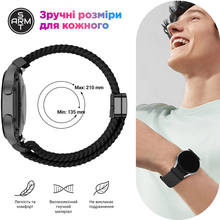 Ремешок ArmorStandart Braided Solo Loop для Samsung Galaxy Watch 7/FE/6/6 Classic/5/5 Pro/4/4 Classic Dusty Rose (ARM86838)