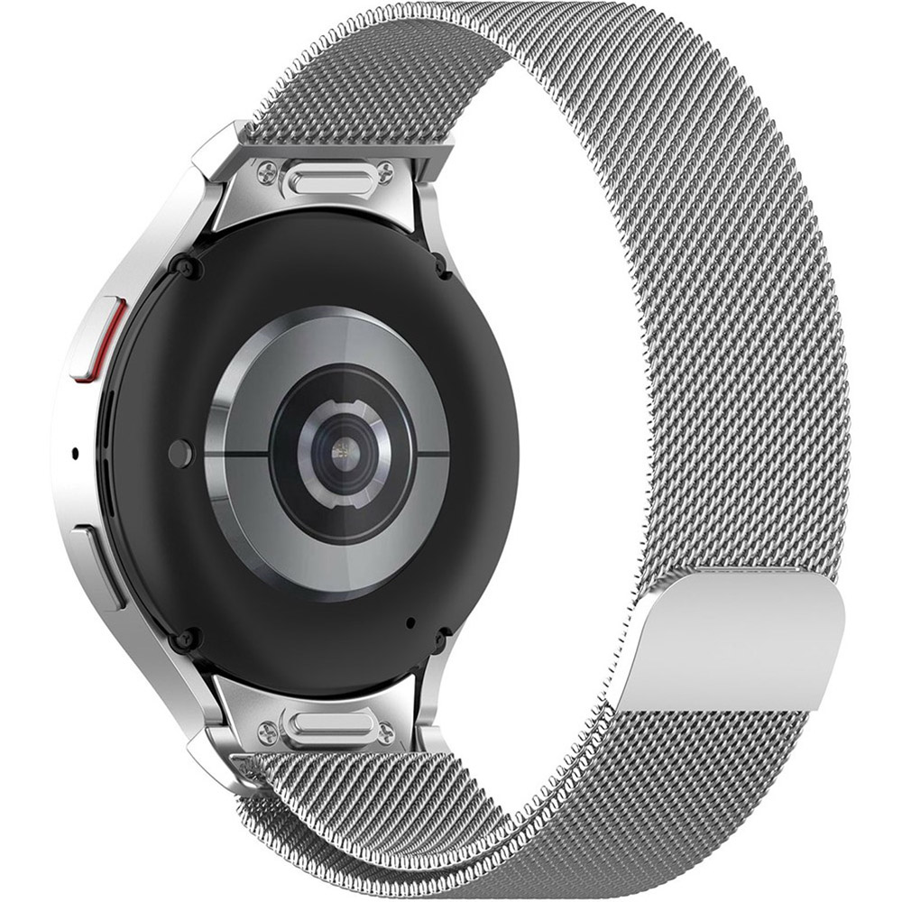 Ремінець ArmorStandart Milanese Magnetic для Samsung Galaxy Watch 7/FE/6/6 Classic/5/5 Pro/4/4 Classic Silver (ARM86845) Сумісність за моделлю Samsung Galaxy Watch 6 Classic 43 мм